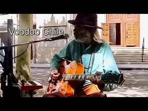 Busking in Lleida, Spain - ‘Voodoo Chile’