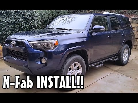 2016 Toyota 4Runner N-Fab Running Board Installation