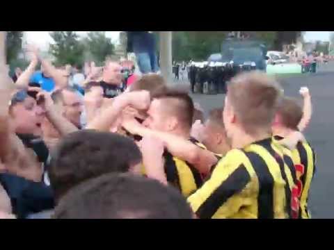 SPARTA BRODNICA - Elana Toruń 1:1/Radość po bramce