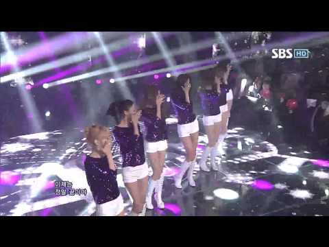AOA [GET OUT] @SBS Inkigayo Popular song 20121104