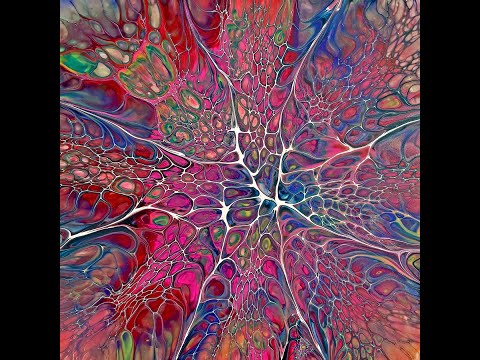 Paracas Acrylic Pouring Bloom Technik SheleeArt Style Dutch Pour (music by myself)