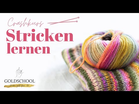 Crashkurs: Stricken lernen für Anfänger und Anfängerinnen