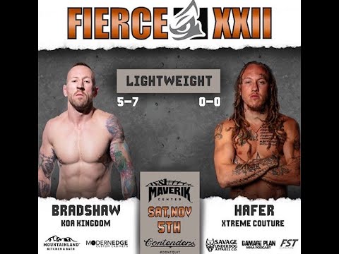 Trever Bradshaw vs Andre Hafer - Fierce Fighting Championship 22