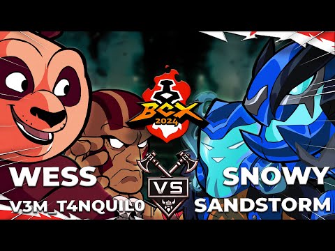 Sandstorm/Snowy VS Wess/V3M_T4NQUIL0 | Losers Round 3 | Brawlhalla World Championship 2024