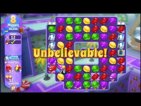 Wonka's World of Candy Level 628 - NO BOOSTERS + FULL STORY 🍫 | SKILLGAMING ✔️