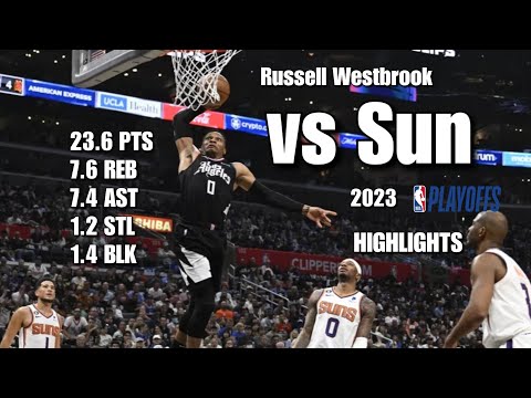 Russell Westbrook Full Round 1 highlights vs Phoenix Suns | 2023 Playoffs