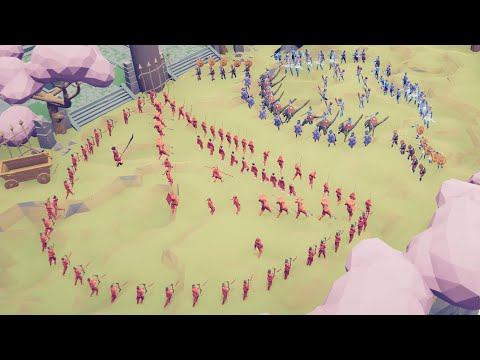 80x SAMURAI TEAM vs ALL FACTIONS - TOTALLY ACCURATE BATTLE SIMULATOR | TABS
