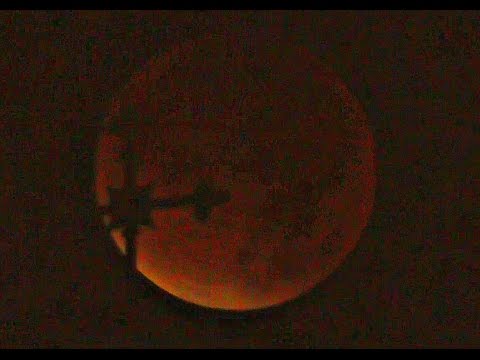 Erlebnis Mondfinsternis 2015 Blutmond, Blood Moon in Germany