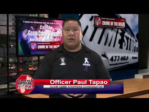 CRIME STOPPERS-Arrombamento na casa de Terry em Tumon -20160
