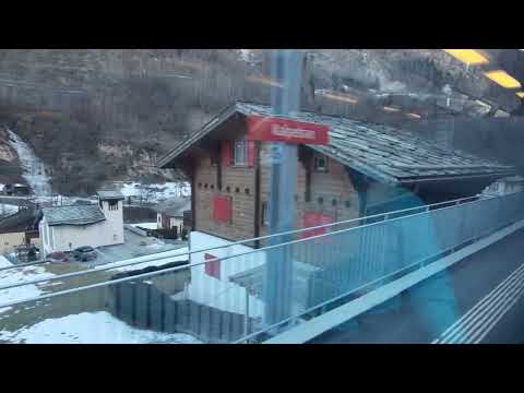 Matterhorn Gotthardbahn MGB/Mitfahrt zwischen Visp VS und St.Niklaus