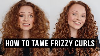 HOW TO TAME FRIZZY CURLY HAIR: 10 TIPS TO REDUCE FRIZZ