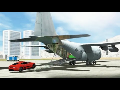 Airplane Pilot Car Transporter Simulator - Android Gameplay FHD