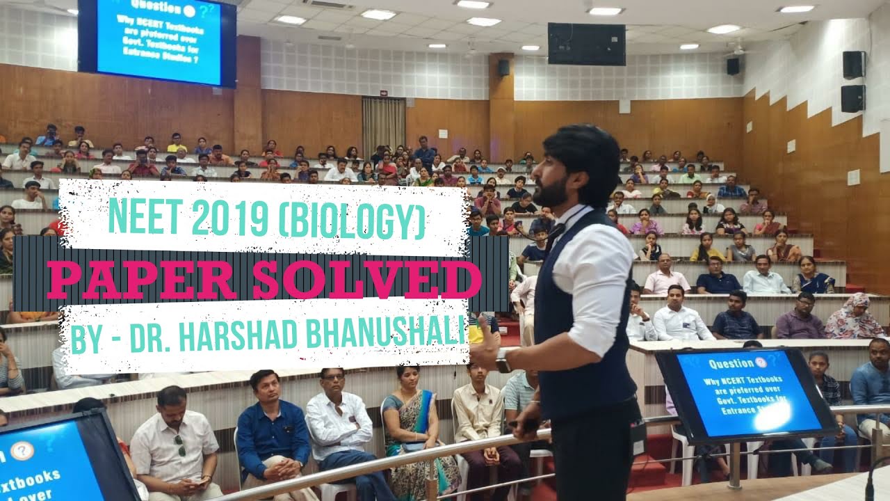 NEET 2019 (BIOLOGY)  - PAPER SOLUTION