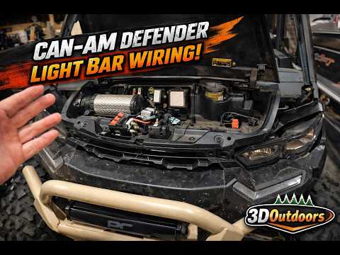 Can-Am Defender Light Bar Wiring Options