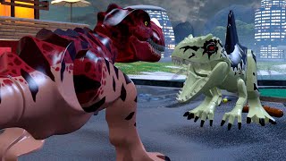 Ceratossauro VS Giganotossauro no LEGO Jurassic World