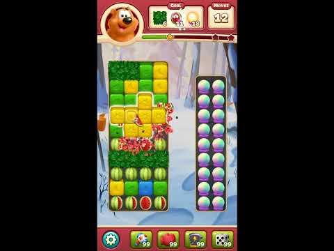 Toon Blast Level 7705 - NO BOOSTERS 🐻🐺🐱 | SKILLGAMING ✔️