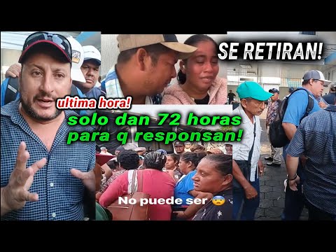 les dan 72 HORAS, pero SE RETIRAN del IGSS de Escuintla por Caso de Bebe desaparecido #Escuintla.