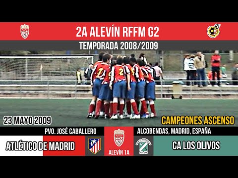 2A ALEVÍN RFFM (2008/2009) [🔴⚪ ATLÉTICO MADRID - C.A. LOS OLIVOS 🟢] ÚLTIMA JORNADA
