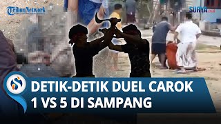 Download lagu DETIK-DETIK CAROK 1 Vs 5 di Sampang Madura, Pria Berpeci AMBRUK Dikeroyok Tanpa Senjata mp3