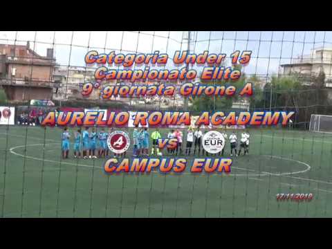 Under 15 Elite 2019/2020 9° Campionato APD Aurelio vs Campus Eur Highlights 4K