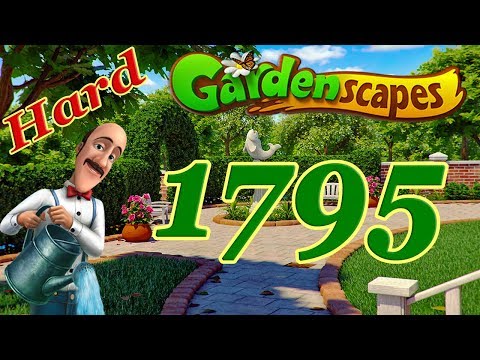 GardenScapes level 1795 Hard