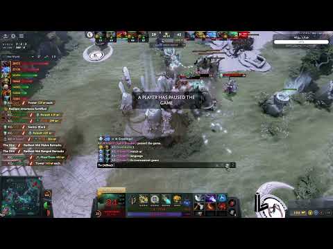 KZ pauses a Tournament Game and asks for respect