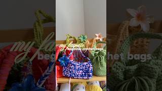 Beginner crochet bags!! 🤝✨ #crochet #diy #crochetpurse #beginnercrochet