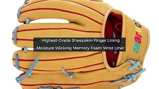 Video thumbnail: Marucci Nightshift Coloring Book 11.5" Baseball Glove: MFGNTSHFT0105