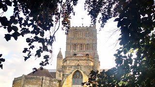 preview picture of video 'Tewkesbury Abbey, Tewkesbury, Gloucestershire, England 31st August 2009'