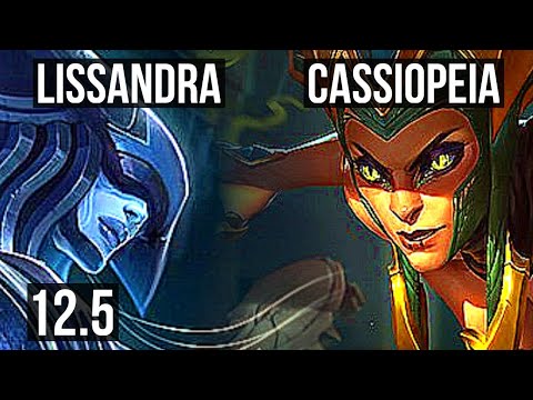 LISSANDRA vs CASSIOPEIA (MID) | Rank 1 Liss, Rank 9, 6/2/11 | TR Challenger | 12.5