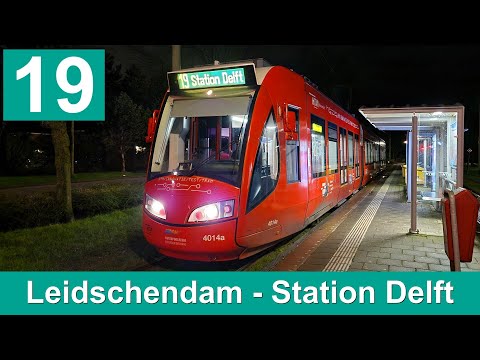 HTM lijn 19: Leidschendam - Delft Station | HTM 4014 | 2025