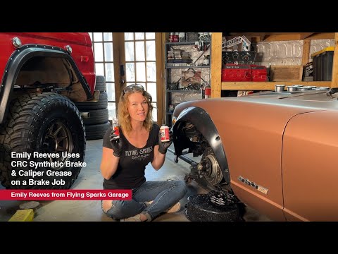 Emily Reeves Uses CRC Synthetic Brake & Caliper Grease to Maintain Her Vehicle