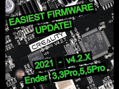 EASY Firmware Update Ender 3/Pro, 5Pro, CR10 - Silent Motherboard V4.2.7 & V4.2.2 Firmware Update