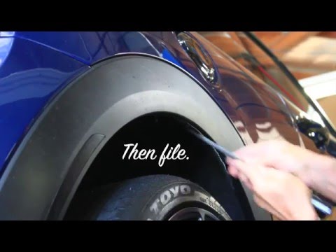 How To Trim MINI Cooper Plastic Fender