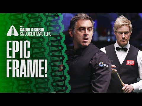 EPIC FRAME! Superb Ronnie O'Sullivan vs Neil Robertson Drama At Key Moment In Jeddah Final