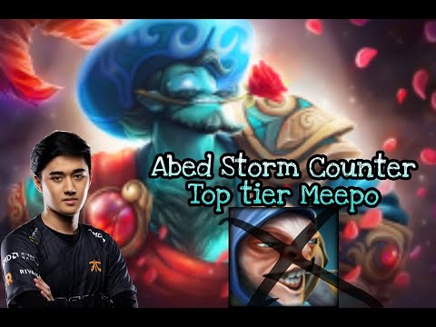 ABED STORM SPIRIT DESTROY TOP TIER MEEPO . DONT EVER PICK MEEPO VS ABED!!!!