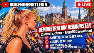 🔴 Live: Neumünster AfD, GD Demonstration & Antifa Gegendemos | 17.10.26