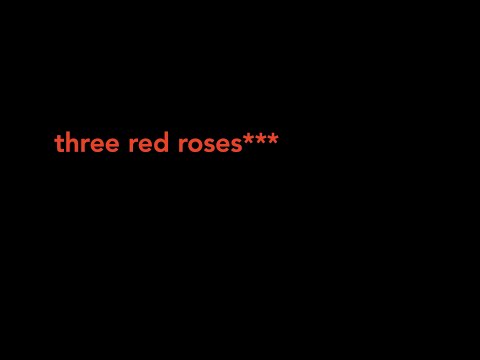 Three Red Roses, by Susan Gascho-Cooke