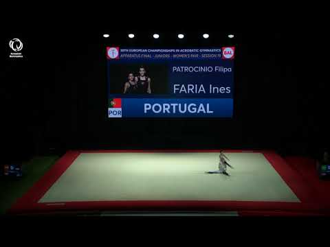 Filipa PATROCINIO & Ines FARIA (POR) - 2021 Acro junior European bronze medallists, WP Balance