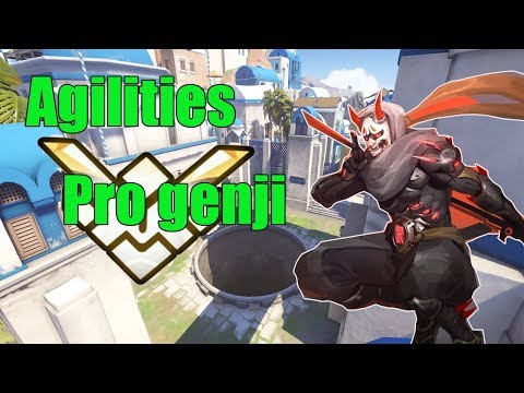 Genji Gameplay - Agilities Insane  Genji - Overwatch Season 14