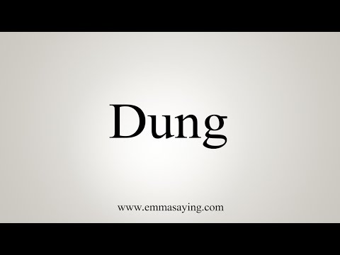 Part of a video titled How To Say Dung - YouTube