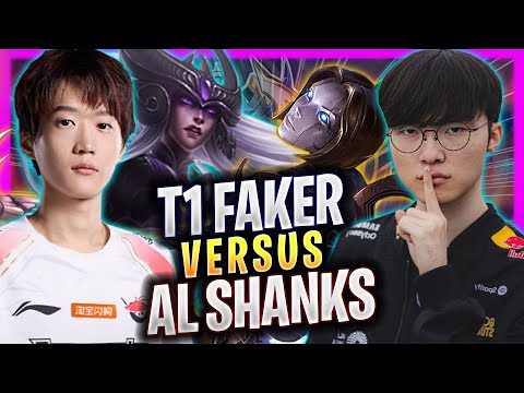 T1 FAKER vs AL SHANKS! - T1 Faker Plays Orianna MID vs AL Shanks Syndra!