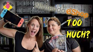 Nintendo Switch and TOO MANY E SHOP GAMES?? 2 Girls 1 Gaming Topic | TheGebs24