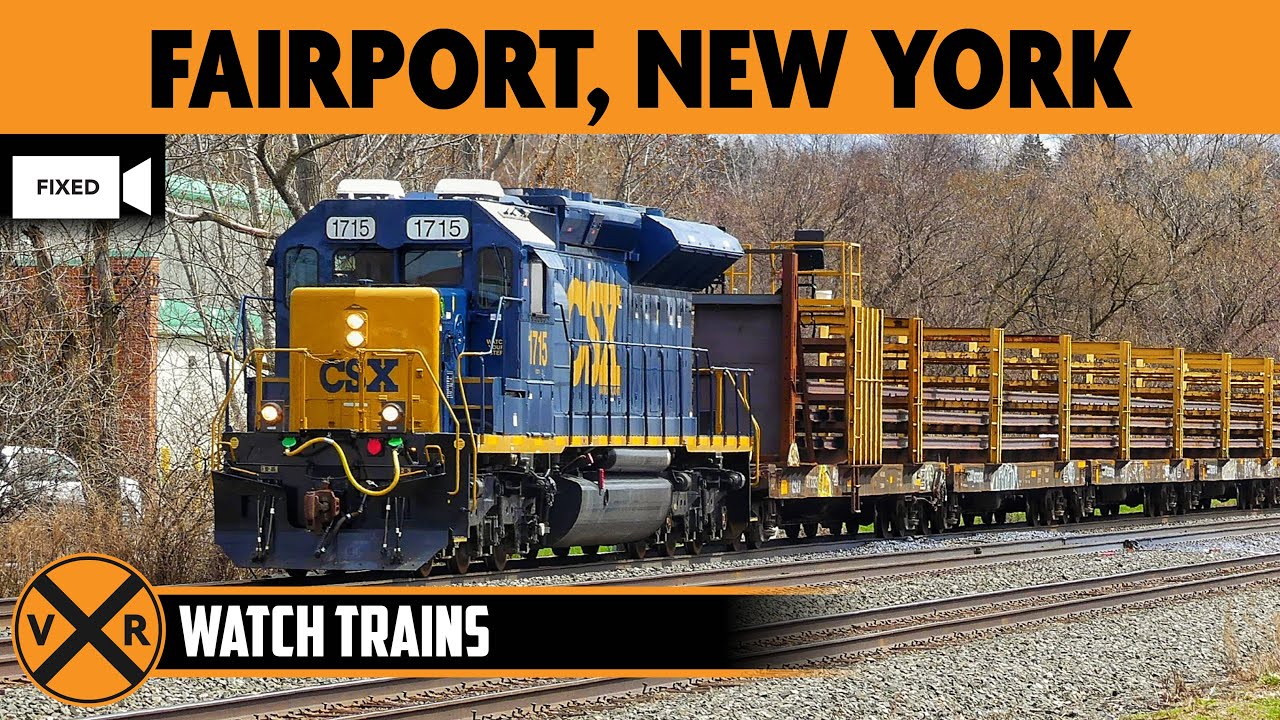 Live webcam view of Fairport Railfan Camera West