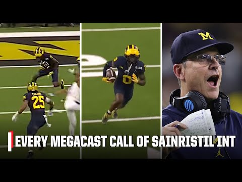 EVERY CALL from Michigan’s GAME-SEALING INT in the National Championship 🔥 | ESPN College Football