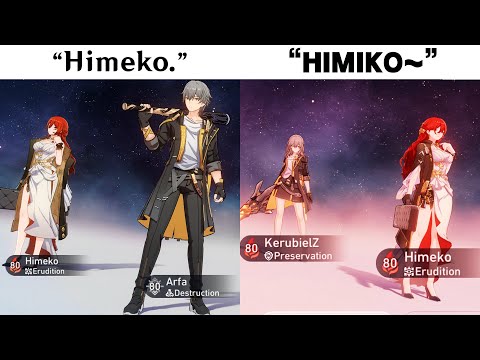 New EN Caelus & Stelle reaction when added w/ Himeko