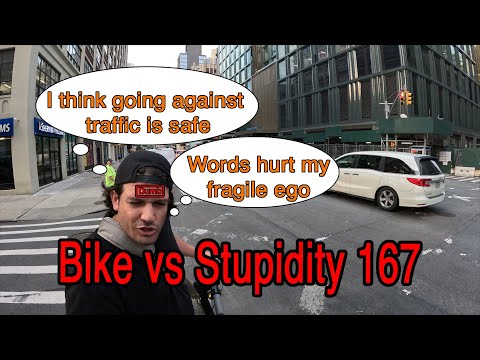 Bike vs Stupidity 167 😁😡