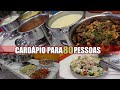 COMIDA PARA 80 PESSOAS CARDÁPIO RECEITAS DA ROSA