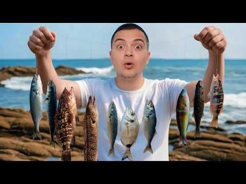 تحدي الصيد ب 10 صنّارات مختلفة في نفس الوقت!