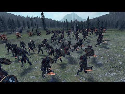 Total War: Warhammer 2 Battle - Beastmen vs Skaven - Rushing the Rats